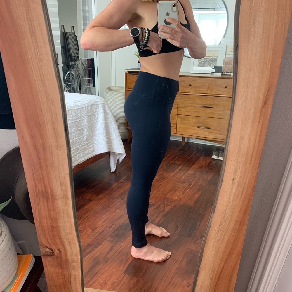 Lululemon, Wunder Under Size 8 Navy Legging
